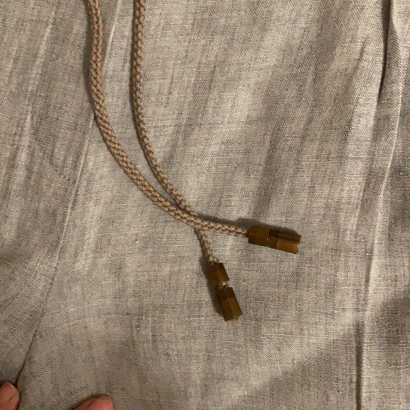 Fabiana Filippi / grey linen trouser jogger pants medium M - Picture 5 of 7